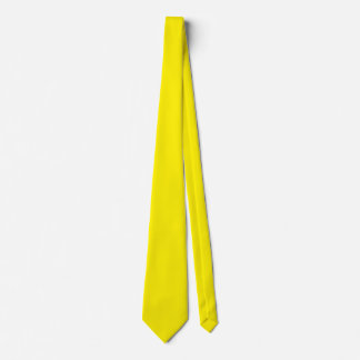 Bright yellow neck tie