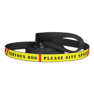 Bright Yellow Nervous Dog Pet Leash