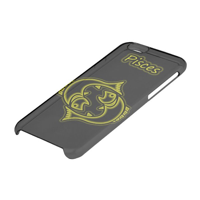 Bright yellow Pisces Uncommon iPhone Case (Bottom)