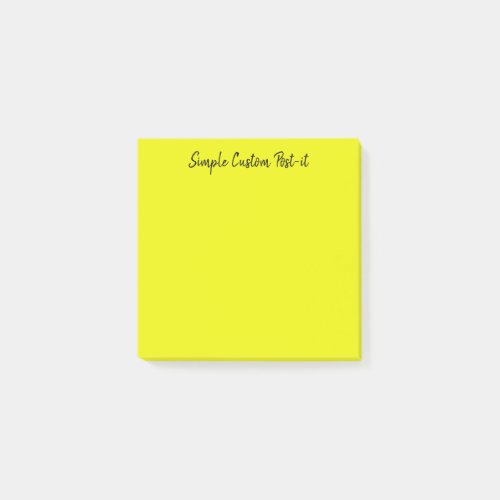 Bright Yellow Post_it Notes