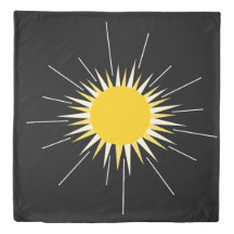 Bright yellow radiant shining sun