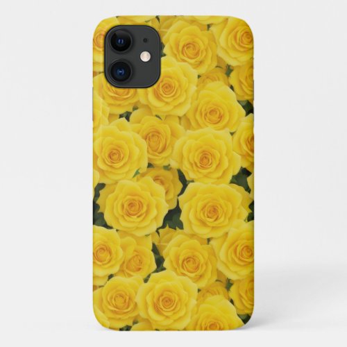 Bright Yellow Rose Phone Case