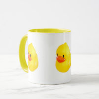 Yellow Rubber Ducks Cute Travel Mug, Zazzle