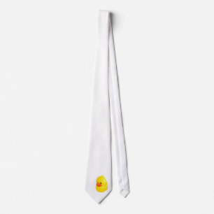 Bright Yellow Rubber Duck Neck Tie