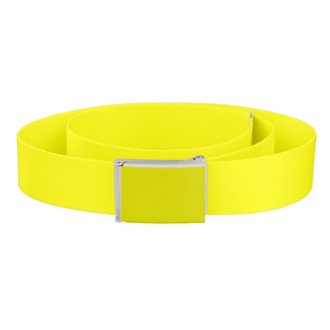 Bright yellow (solid color)  belt (Coil)