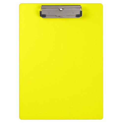 Bright yellow solid color  clipboard