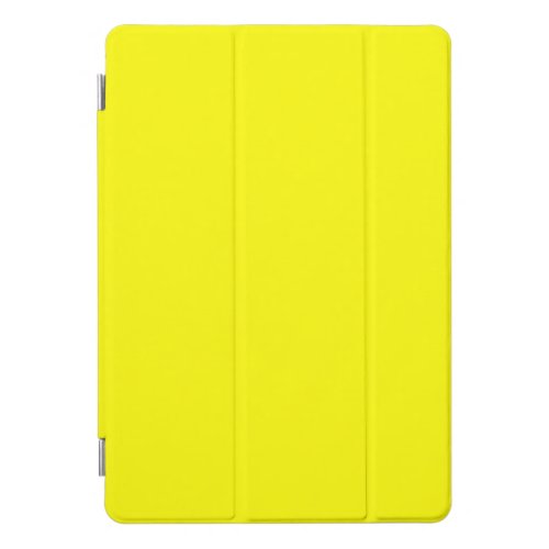 Bright yellow solid color  iPad pro cover