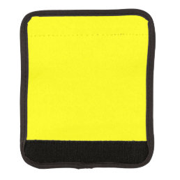 Bright yellow (solid color)  luggage handle wrap