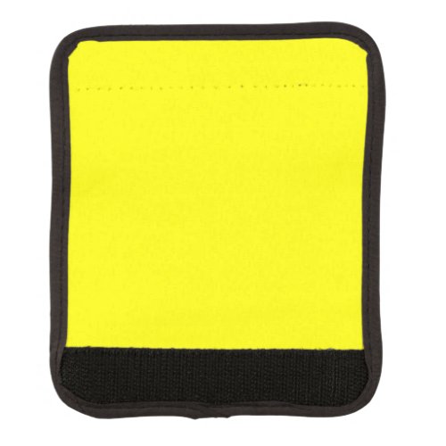 Bright yellow solid color  luggage handle wrap