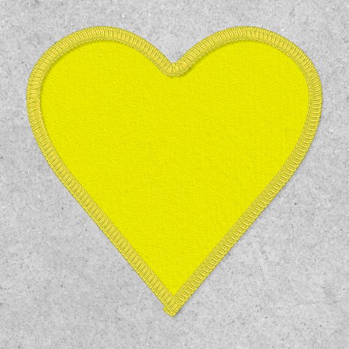 Bright yellow solid color  patch