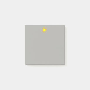 Bright Yellow Sun Post-it Notes