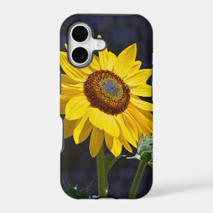 Bright yellow sunflower iPhone 17 case