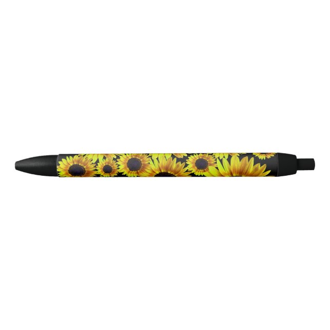 Bright Yellow Sunflower Pattern Pen (Front)