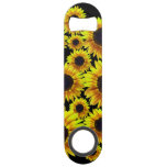Bright Yellow Sunflower Speed Bottle Opener