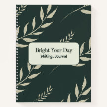 "Bright Your Day" Spiral Notebook
