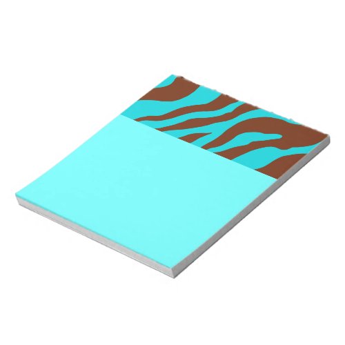 Bright Zebra Print Notepad