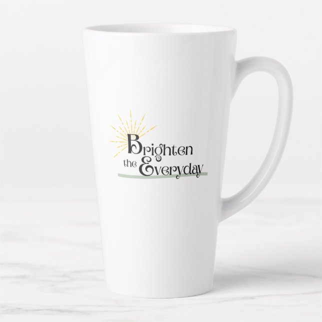 Brighten the Everyday Latte Mug (Right)