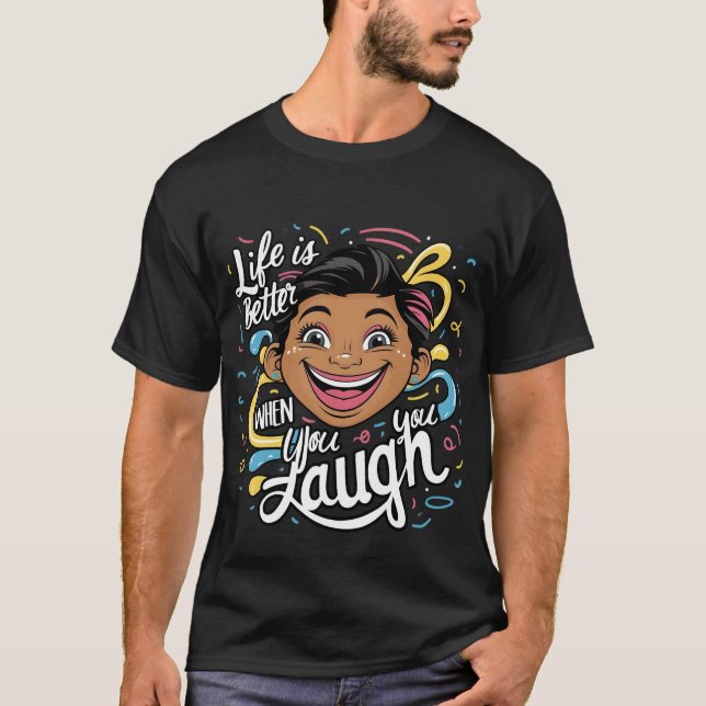Brighten Your Day with a Smile T-Shirt (Front)
