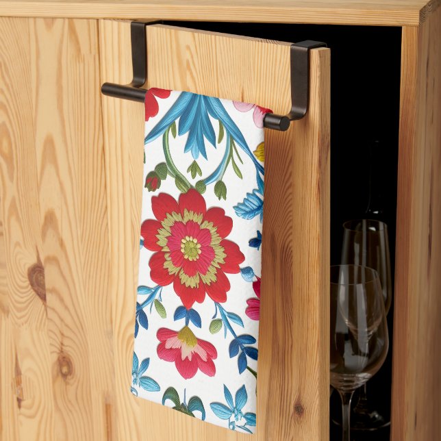 Brighten Your Kitchen – Cute Floral Towel (Thirds Fold)