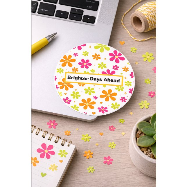 Brighter Days Ahead Sticker | Colorful Motivation (Creator Uploaded)