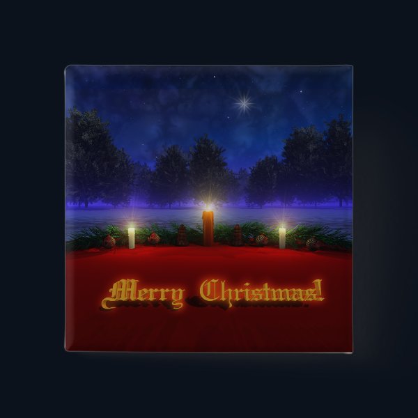 Brighter Visions Christmas Button