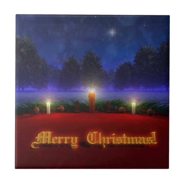 Brighter Visions Christmas Decorative Tile (Front)
