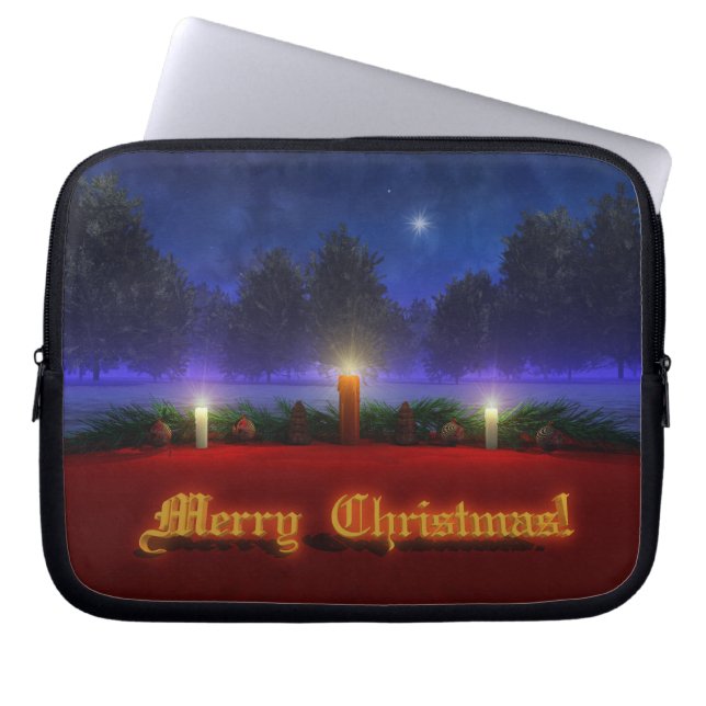Brighter Visions Christmas Laptop Sleeve (Front)