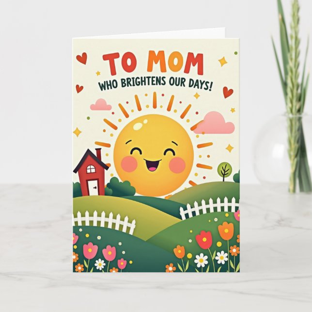 Brightest Mother Ever Card (Front)