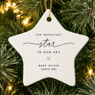 Brightest Star Baby Memorial Ornament