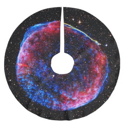 Brightest Supernova Ever space picture Brushed Polyester Tree Skirt