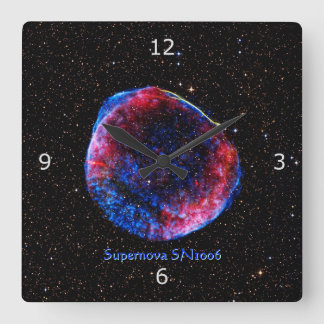 Brightest Supernova Ever space picture Square Wall Clock