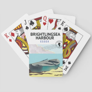 Brightlingsea Harbour Essex Poker Cards