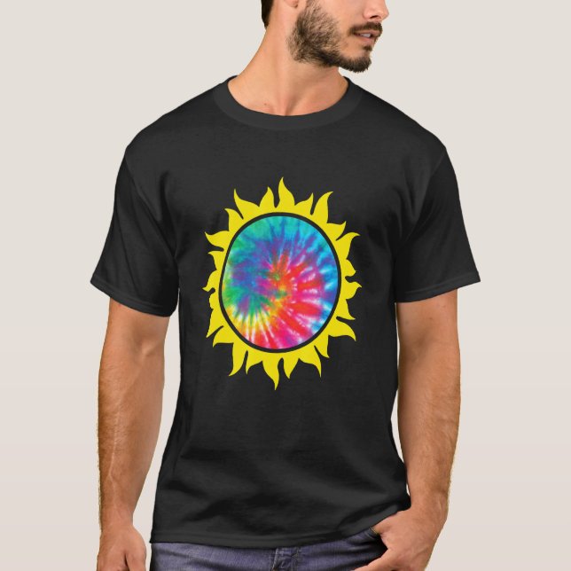 Brightly Colored 1960s Sun T-Shirt (Front)
