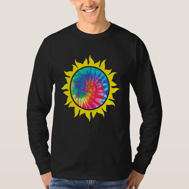 Brightly Colored 1960s Sun T-Shirt (Front)