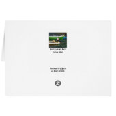 Brightly Colored Boats Cards (Back Horizontal)