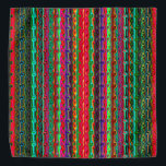 Brightly Colored Crazy Colorful Abstract Pattern Bandana<br><div class="desc">2024</div>