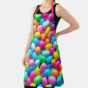 Brightly colored Easter Egg/Spring Apron