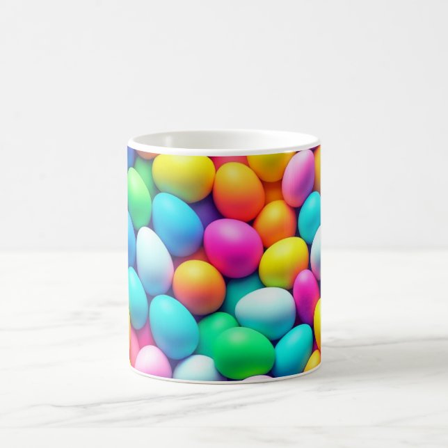 Brightly colored Easter Egg/Spring  Coffee Mug (Center)