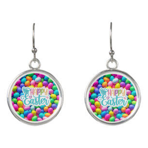 Brightly colored Easter Egg/Spring Earrings