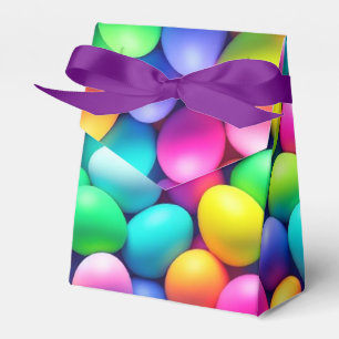Brightly colored Easter Egg/Spring  Favor Boxes