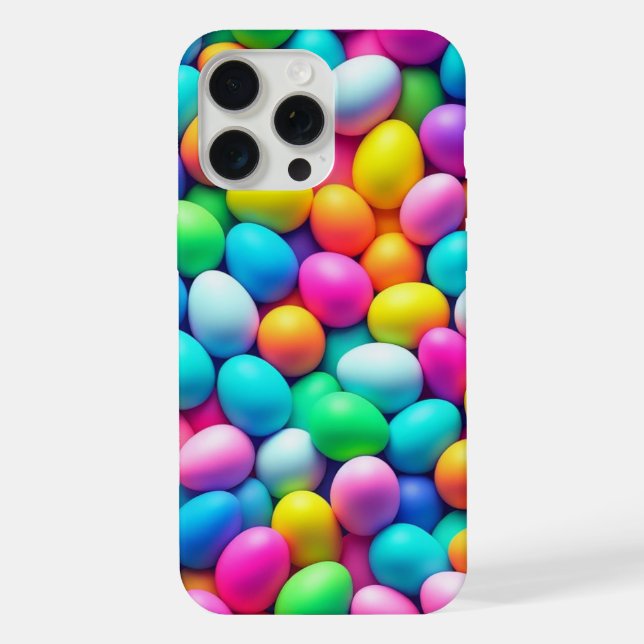 Brightly colored Easter Egg/Spring  Iphone Case (Back)
