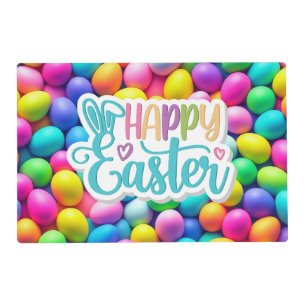 Brightly colored Easter Egg/Spring  Placemat