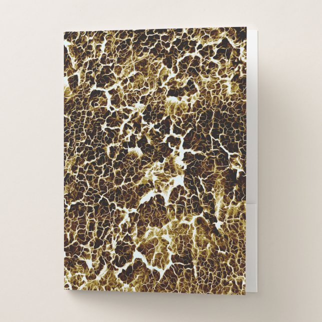 Brightly Colored Funky Cool Pocket Folder (Front)