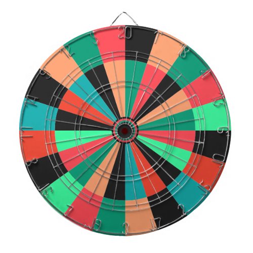 Brightly  Colored Game Room or Den Dartboard