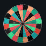 Brightly  Colored Game Room or Den Dartboard<br><div class="desc">Brightly colored dartboard for classic game room,  man cave,  den,  party room.</div>