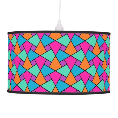 Brightly Colored Islamic Pattern Pendant Lampshade Pendant Lamp