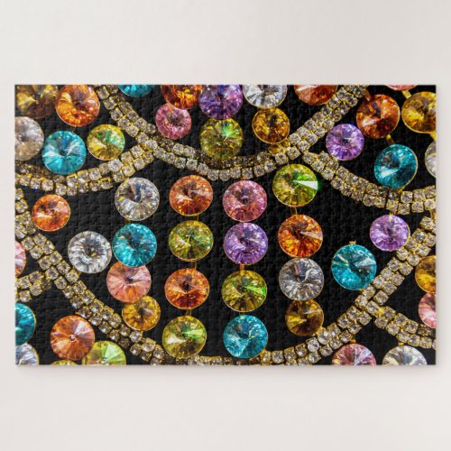 Brightly Colored Jewelry Jigsaw Puzzle