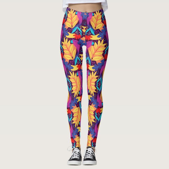 Brightly colored leggings  (Front)