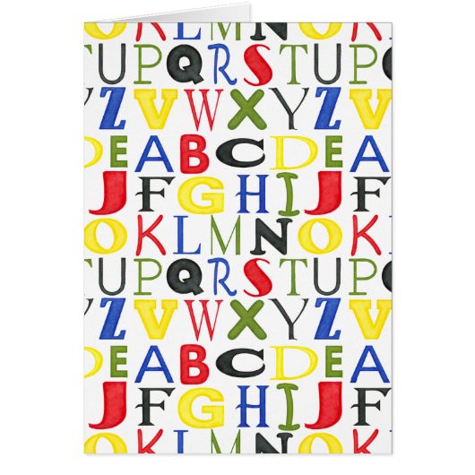 Brightly Colored Letters by Megan Meagher (Front)