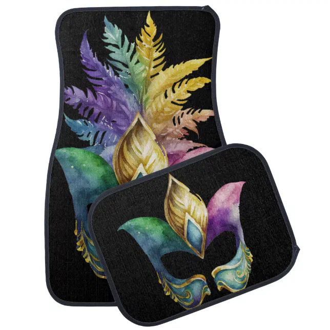 mardi gras floor tile